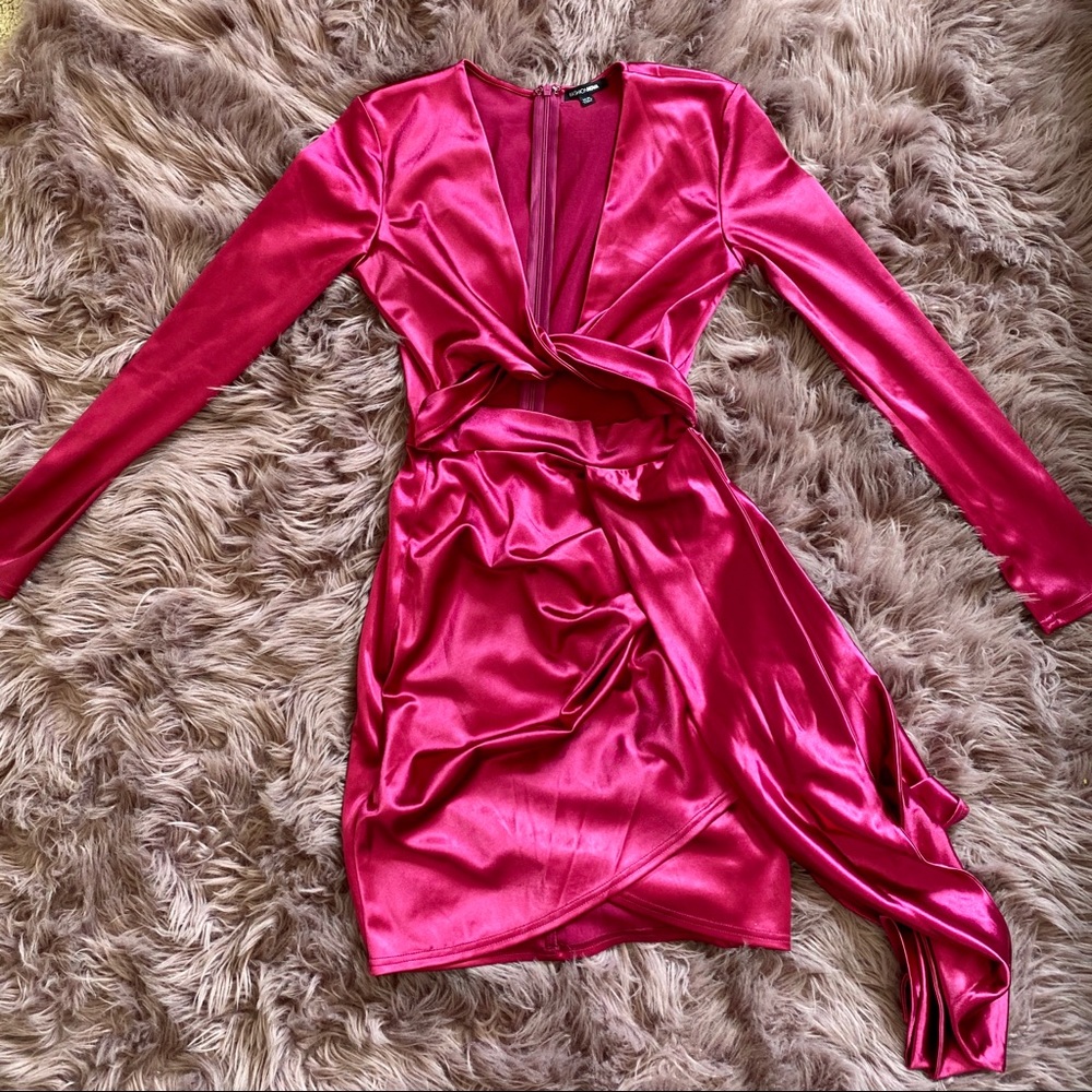 ❌SOLD❌ Magenta Cut Out Dress